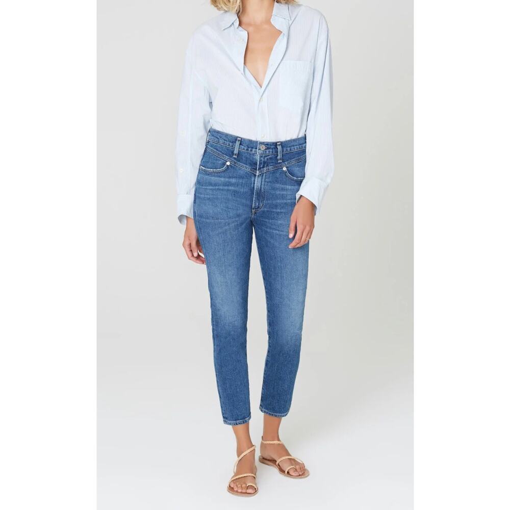 CITIZENS OF HUMANITY Mia Front Yolk Slim Medium Wash Size 28 casual comfort